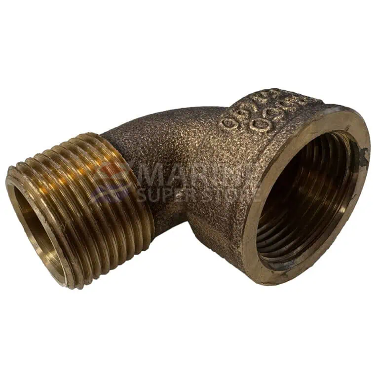 Groco Bronze Elbow Fitting BSPP Male to Female - Image