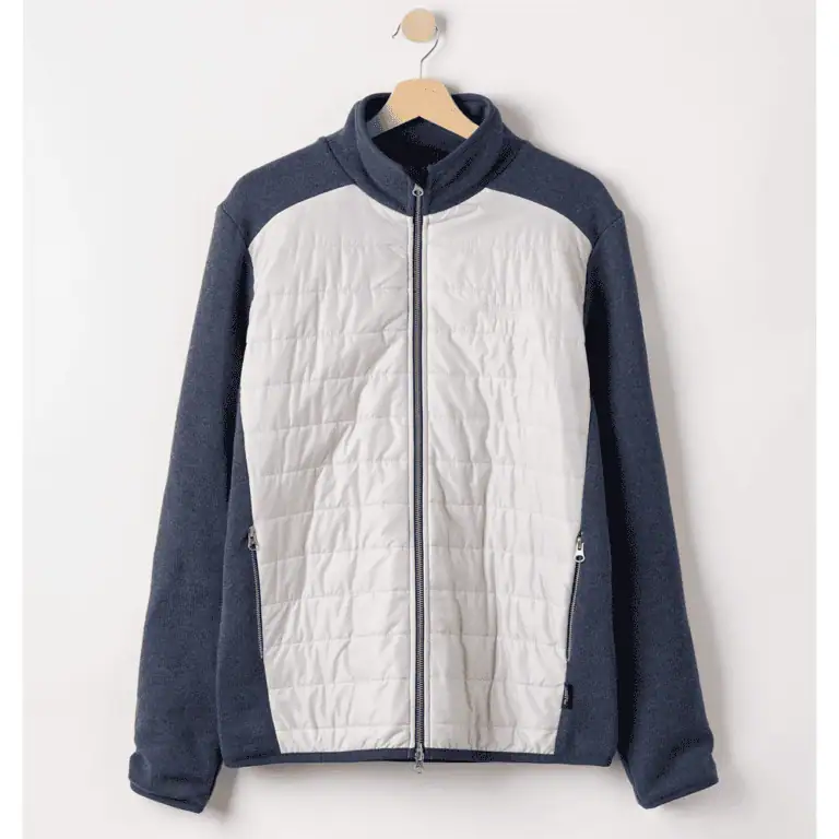 Holebrook Peder Full Zip Jacket - Chambray/Marble Grey