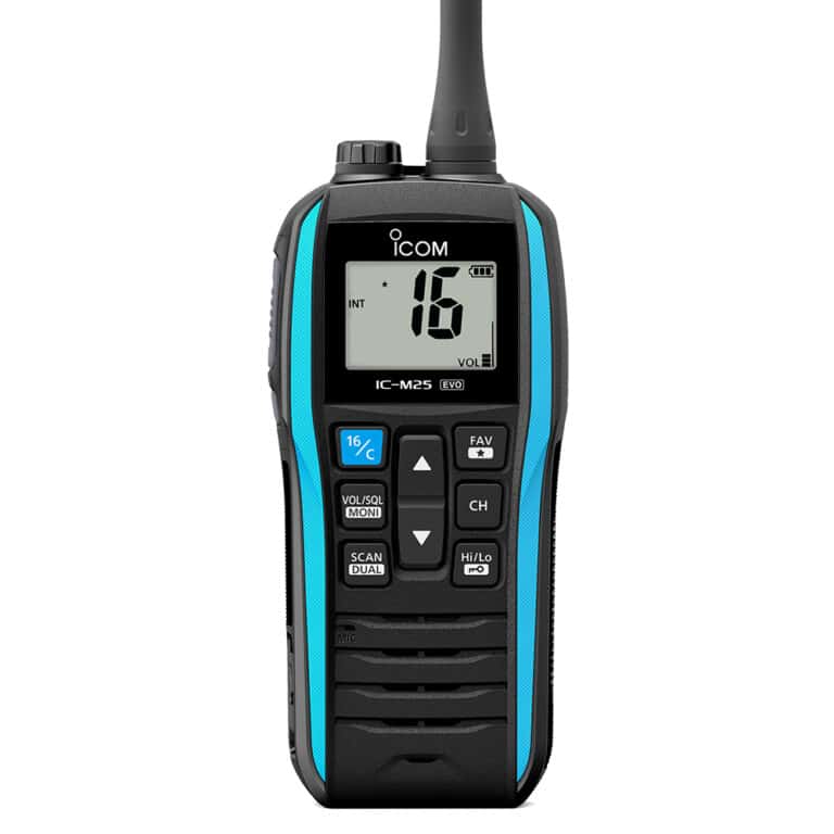 Icom M25 EVO Handheld VHF Radio - Blue