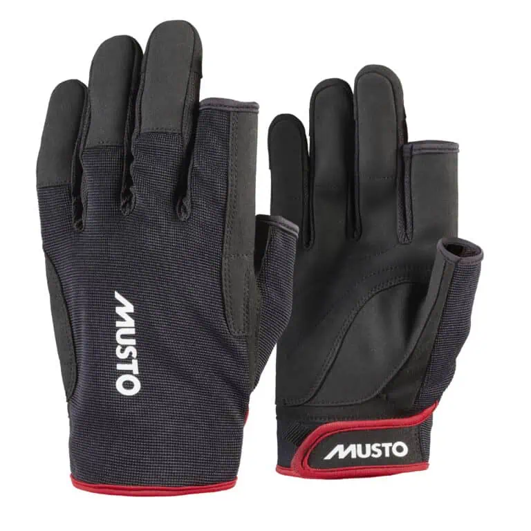 Musto Essential Sailing Glove Long Finger 2.0 - 2025 - Black