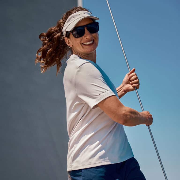 Musto Evo Race Visor - Platinum