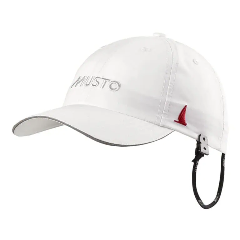 Musto Fast Dry Crew Cap - White