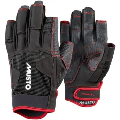 Musto Performance Short Finger Glove 2.0 - 2025 - Black
