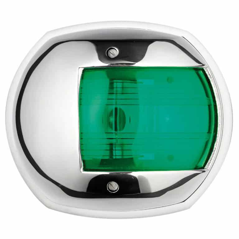 Osculati Maxi 20 112.5° Navigation Light - Starboard - 24V - Stainless Steel - Image