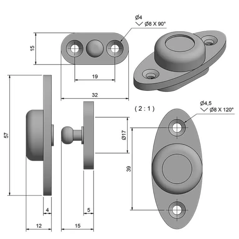 Roca Marine Door Holder - Image