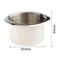 Stainless Steel Cup Holder - 65mm x 45mm - Image