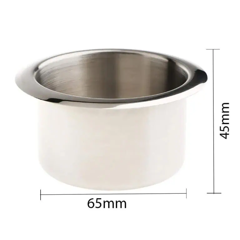 Stainless Steel Cup Holder - 65mm x 45mm - Image