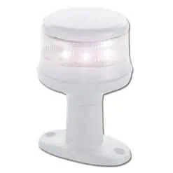 Trem All Round White LED Navigation Light With Pedestal - White - Image