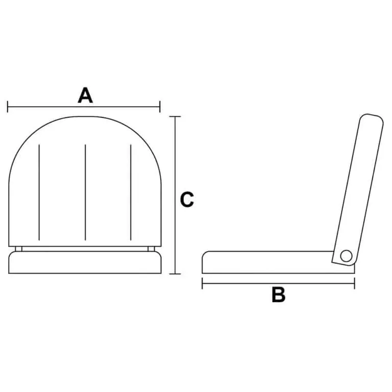 Trem Folding Fishermans Chair - White - Image