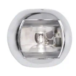 Trem Round LED Nav Light White Chrome - Image