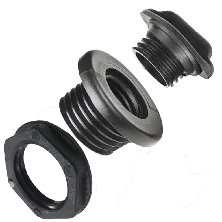 Aquamarine Screw In Drain And Plug Body - Black - Image
