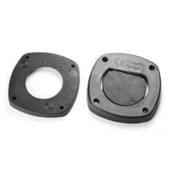 Aquamarine Small Transom Drain With Non-Return Valve - Black - Image