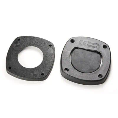 Aquamarine Small Transom Drain With Non-Return Valve - Black - Image