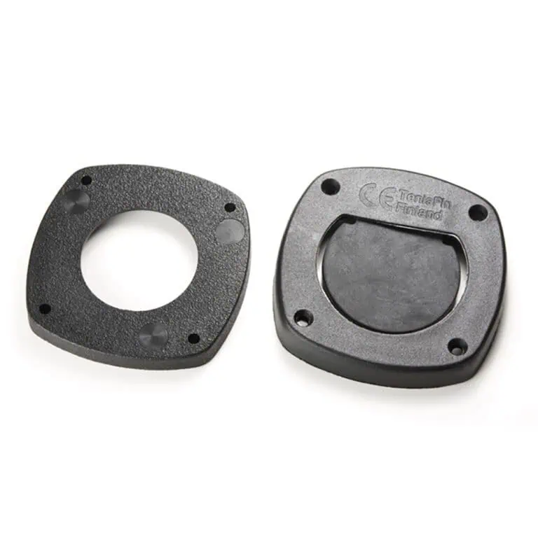 Aquamarine Small Transom Drain With Non-Return Valve - Black - Image