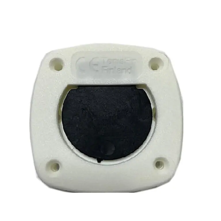 Aquamarine Small Transom Drain With Non-Return Valve - White - Image