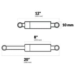 Attwood Gas Spring - 20 Inch - Image