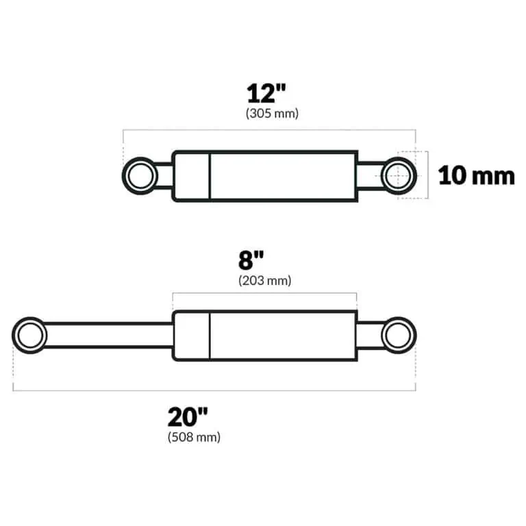 Attwood Gas Spring - 20 Inch - Image