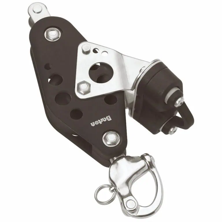 Barton Block Fiddle Snap Shackle Becket and Cam - Image