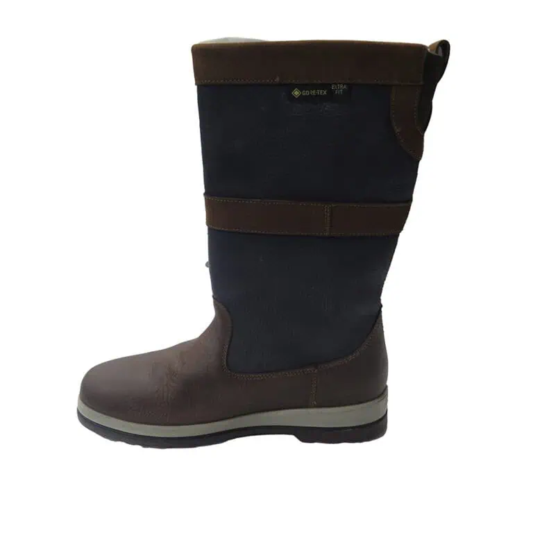 Dubarry Ultima GORE TEX Sailing Boots - Navy/Brown - 42/uk8 Extra Fit - Slightly Discoloured - Image