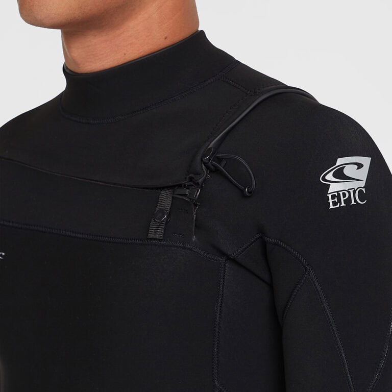 O’Neill Epic 4/3 Chest Zip Full Wetsuit 2025 - Black/Black/Black