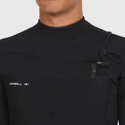 O'Neill Men's Epic 5/4 Chest Zip Full Wetsuit 2025 - Black/Black/Black