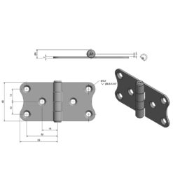 Roca Marine Hinge 40x78 - Image
