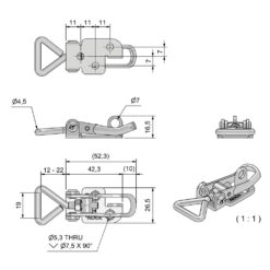 Roca Marine Lockable Eccentric Latch 291 - Image