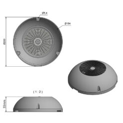 Roca Marine Spare Cover For Ventilator - Image