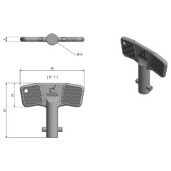 Roca Marine Spare Key For Battery Switch - Image
