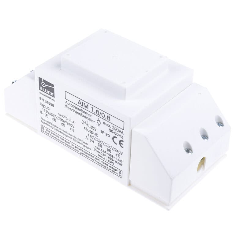 RS Components Block 390VA Enclosed AutoTransformer - Image