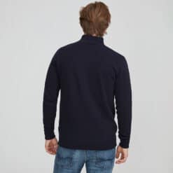 Holebrook Duncan T-Neck Windproof Sweater - Navy