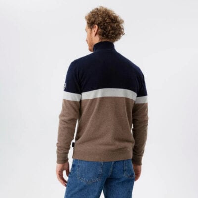 Holebrook Stellan T-Neck Windproof - Walnut Multi Col