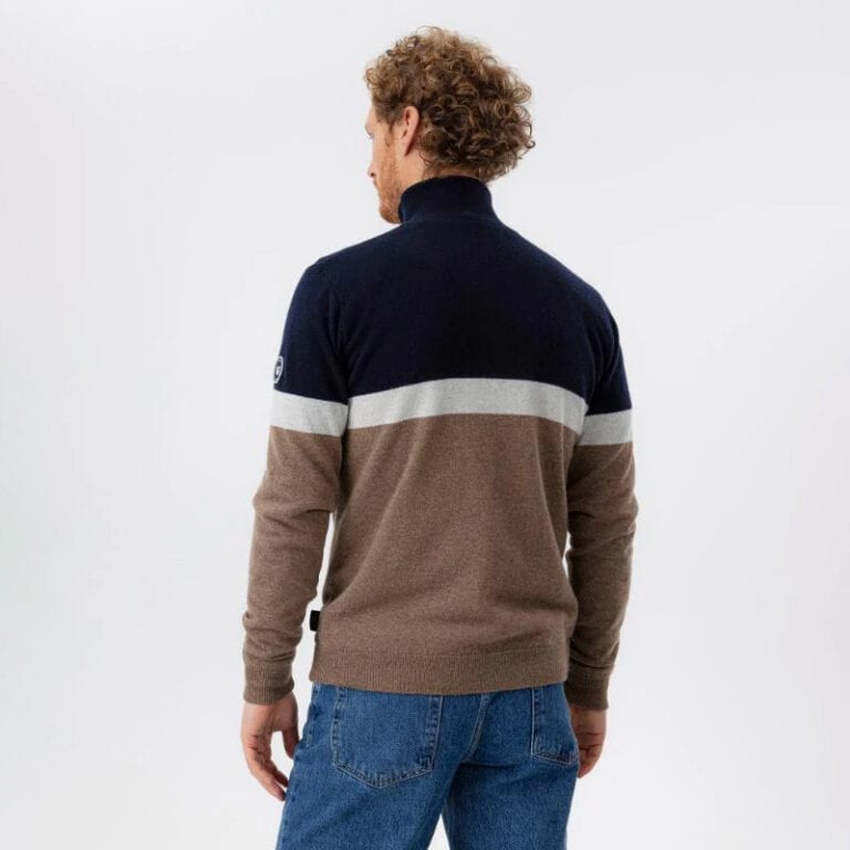 Holebrook Stellan T-Neck Windproof - Walnut Multi Col