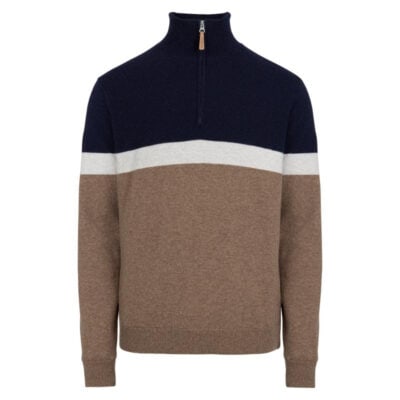 Holebrook Stellan T-Neck Windproof - Walnut Multi Col