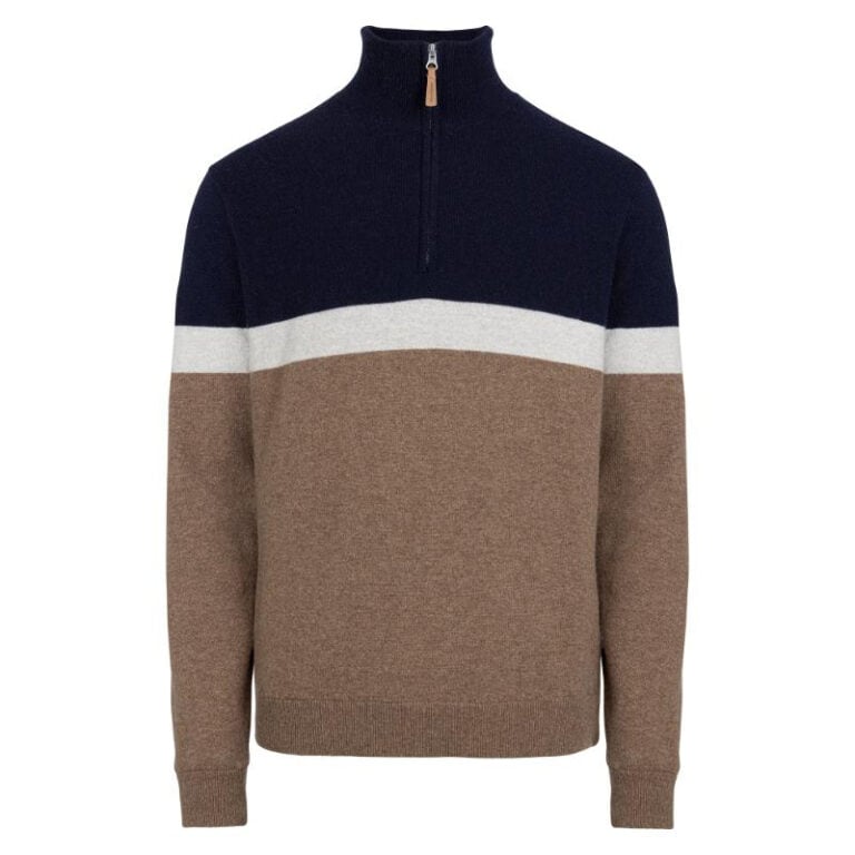 Holebrook Stellan T-Neck Windproof - Walnut Multi Col