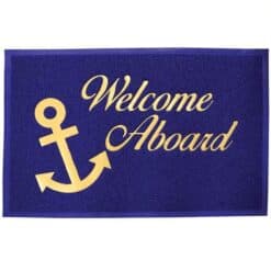 Lalizas Doormat 'Welcome Aboard' with Backing - Image