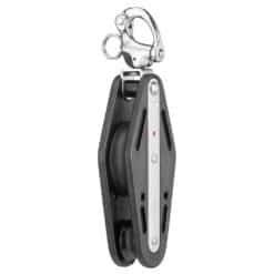 Sprenger Fiddle Block Ball Bearing 12mm - 2 Sheaves, Patent Shackle - Image