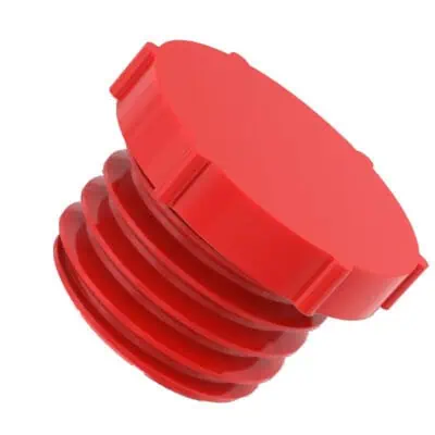 Aquamarine Red Plug For Water Tank 3/4" - Image