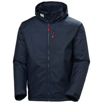 Helly Hansen Crew Hooded Pile Jacket - Navy