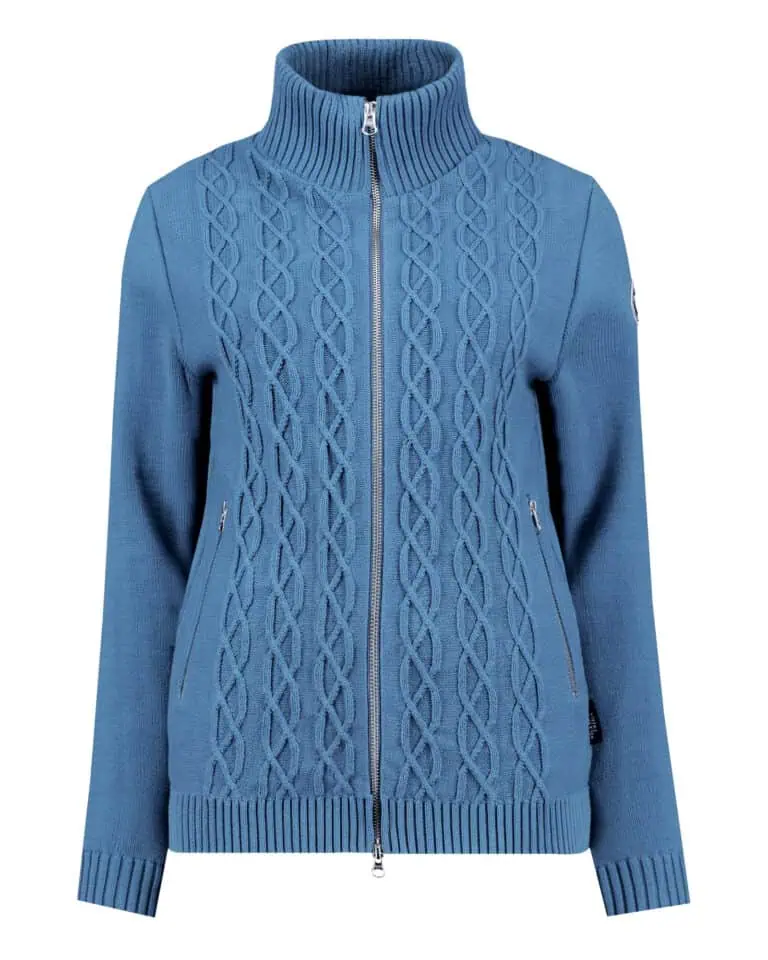 Holebrook Marianne Fullzip Windproof Sweater - Copen Blue