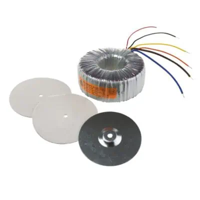 Nuvotem Talema 230V ac, 2 x 55V ac Toroidal Transformers, 500VA 2 Output - Image